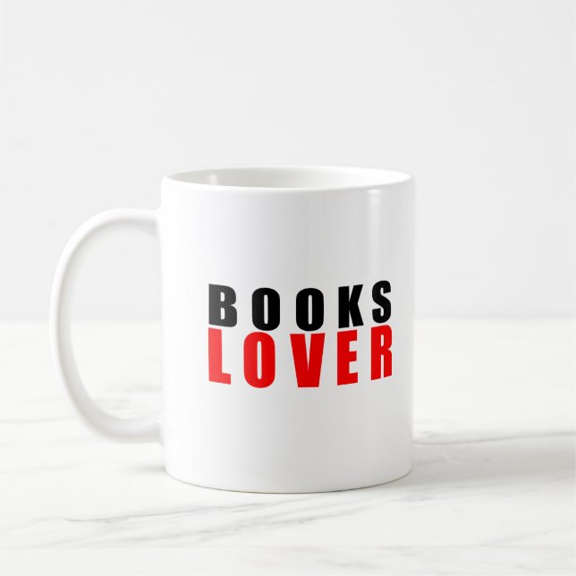 Buchliebhaber Kaffeetasse (Links)