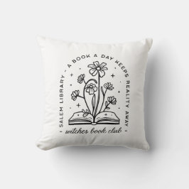 Buchliebhaber Klub mit akademischer Ästhetik Kissen