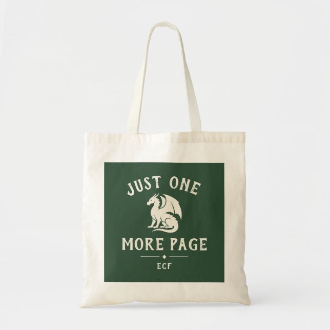 Buchliebhaber Lustiger Spruch Monogramm Tragetasche (Vorne)