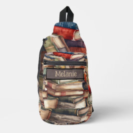 Buchliebhaber Mit Monogramm Crossbody Bag