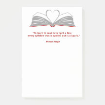 Buchliebhaber Post-It-Notes