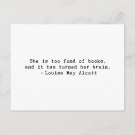 Buchliebhaber Postkarte