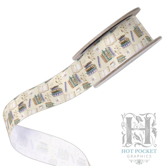 Buchliebhaber Satinband in Creme (Von Creator hochgeladen)