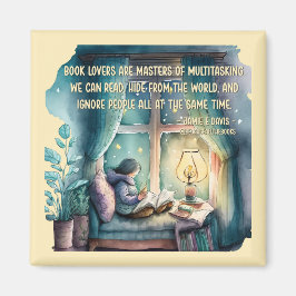 Buchliebhaber sind Meister des Multitasking Magnet