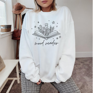 Buchliebhaber-Stimmungsleser-Ästhetik Sweatshirt