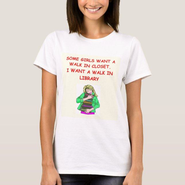 Buchliebhaber T-Shirt (Vorderseite)