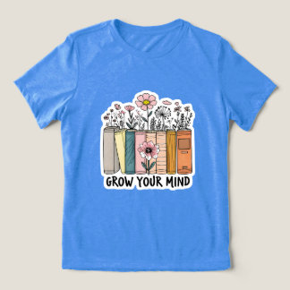 Buchliebhaber-T-Shirt, Buch-Tee Buchbekleidung Tri-Blend Shirt
