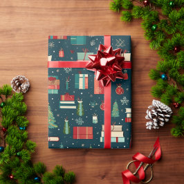 Buchliebhaber Traumhaft Weihnachten Geschenkpapier