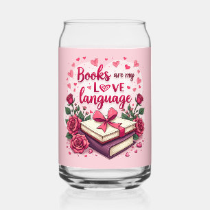 Buchliebhaber Valentinstag Romantisches Lesen Ästh Dosenglas