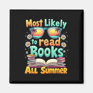 Buchliebhaber werden den ganzen Sommer über Bücher Magnet