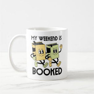 Buchliebhaber Wochenende T - Shirt Kaffeetasse