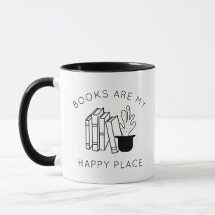 Buchliebhaber Zitat Schwarz-Weiß-Kaffeetasse  Tasse
