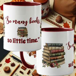 Buchliebhaber zitieren so viele Bücher so wenig Ze Tasse