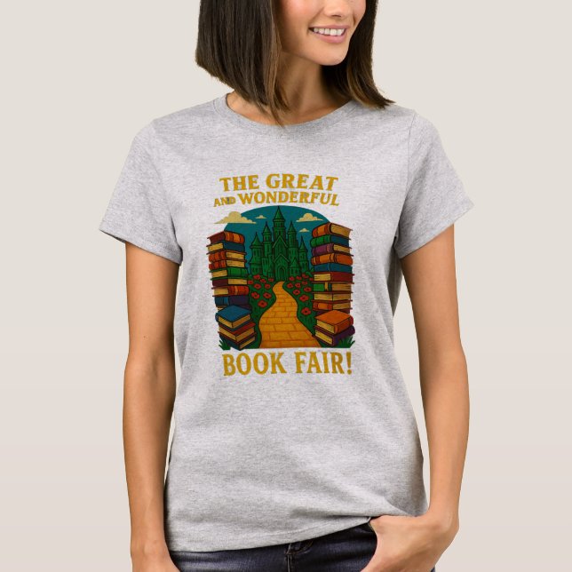 Buchmesse Gelbe Ziegelstraße T-Shirt (Vorderseite)