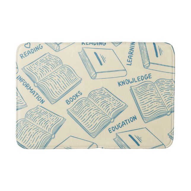 Buchmuster Badematte (Vorderseite)