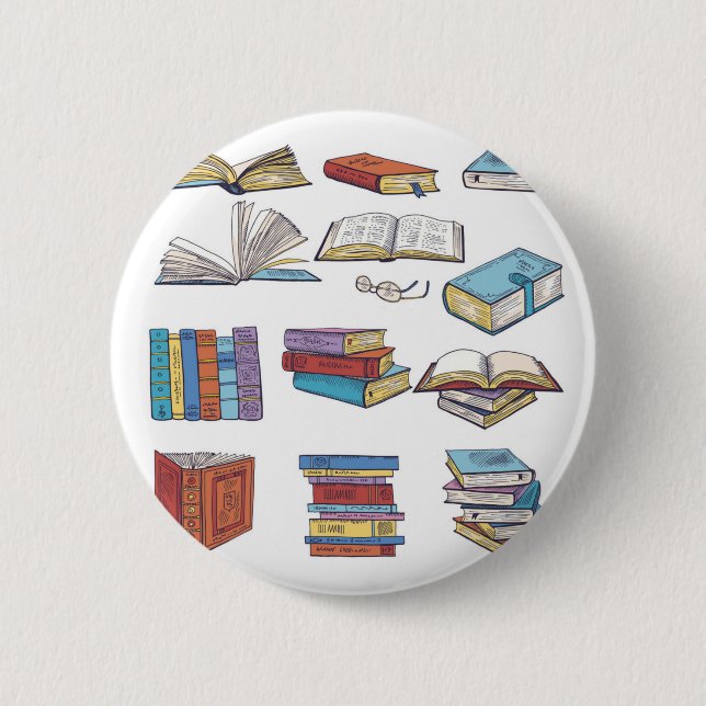 Buchmuster Button (Vorderseite)