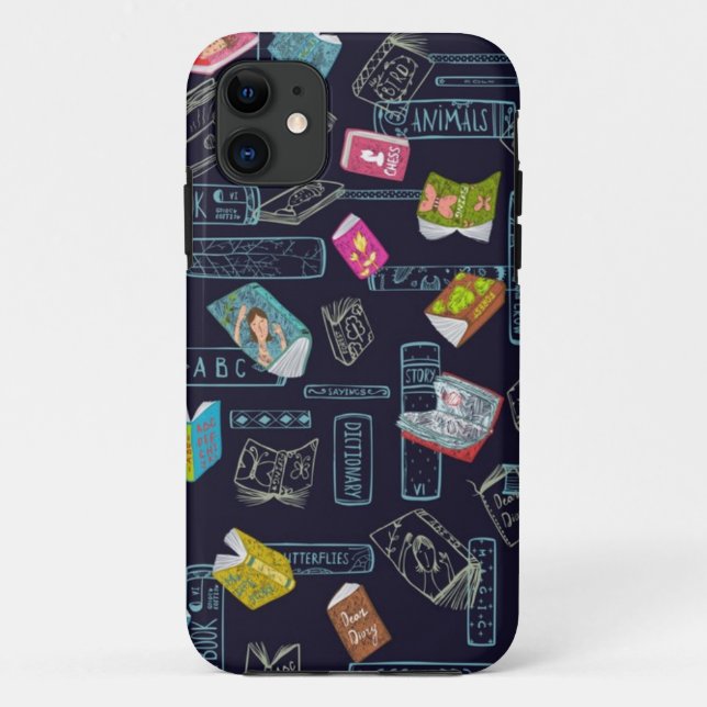 Buchmuster Case-Mate iPhone Hülle (Rückseite)