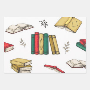 Buchmuster Geschenkpapier Set