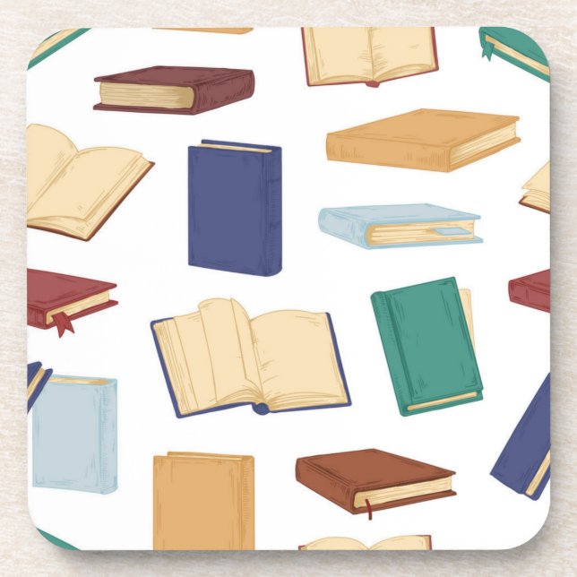 Buchmuster Getränkeuntersetzer (Vorderseite)