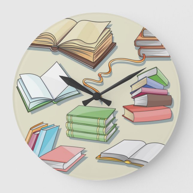 Buchmuster Große Wanduhr (Vorderseite)