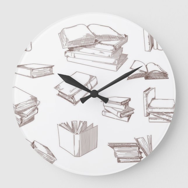 Buchmuster Große Wanduhr (Vorderseite)
