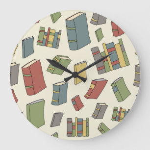 Buchmuster Große Wanduhr