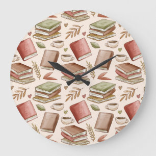 Buchmuster Große Wanduhr