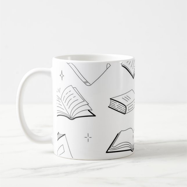 Buchmuster Kaffeetasse (Links)