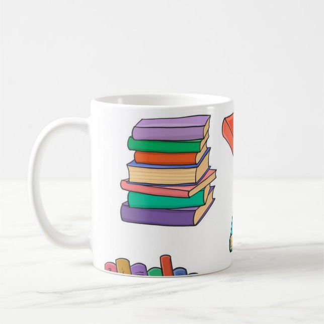 Buchmuster Kaffeetasse (Links)