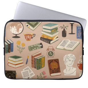 Buchmuster Laptopschutzhülle