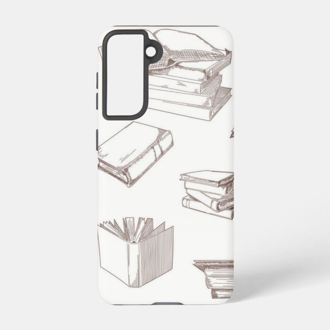 Buchmuster Samsung Galaxy Hülle (Rückseite)