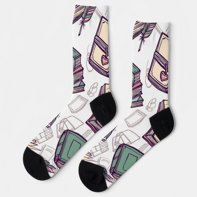 Buchmuster Socken (Linkes Detail)