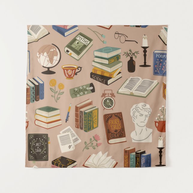 Buchmuster Wandteppich (Vorderseite)