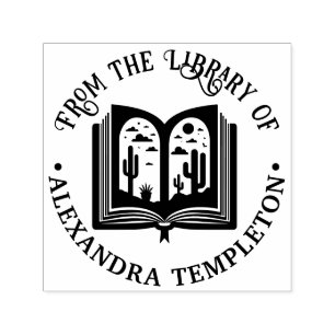 Buchname: Open Book Desscape Landscape Pages Libra Permastempel