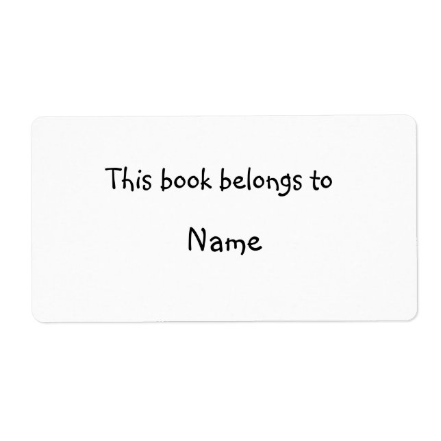 Buchplatte - einfach weiß (Vorne)