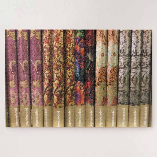 Buchrücken Puzzle (Horizontal)