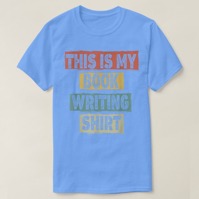 Buchschriftsteller oder Buchliebhaber T-Shirt (Design vorne)