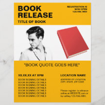 Buchsignierung und Release-Flyer - Sammlung von Au