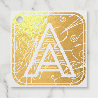 Buchstabe A Alphabet ABC Geschenkanhänger