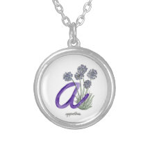 Buchstabe "A" Aquarellfarbe Blume erste