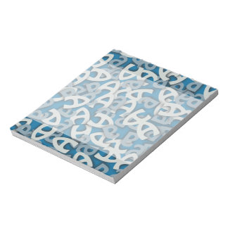 Buchstabe A Blau Notizblock