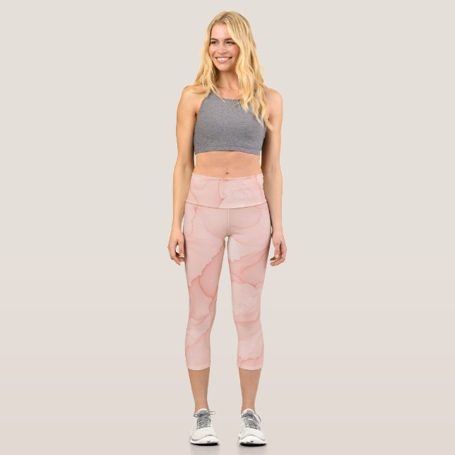 Buchstabe A Capri Leggings (Vorderseite)
