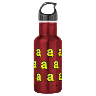 Buchstabe "a" edelstahlflasche