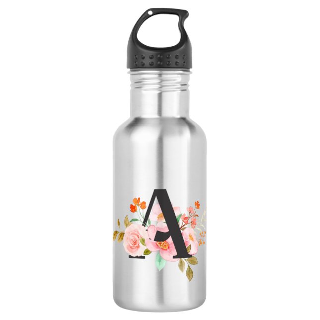 Buchstabe A Edelstahlflasche (Vorderseite)