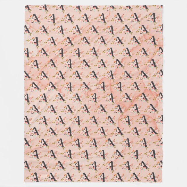 Buchstabe A Fleecedecke (Vorderseite)