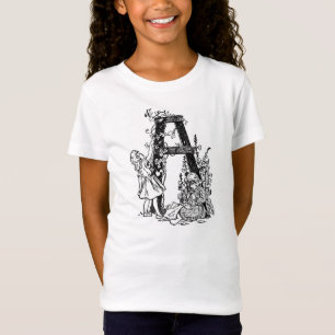 Buchstabe "A" im Garten T-Shirt