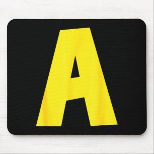 Buchstabe A Lustige Gruppe passendes Halloween für Mousepad