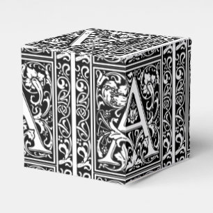 Buchstabe A Mittelalterliches Monogramm Art Nouvea Geschenkschachtel