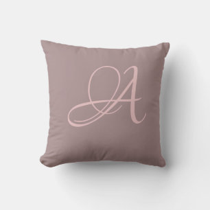 Buchstabe A Monogramm Initiale Benutzerdefiniert Kissen