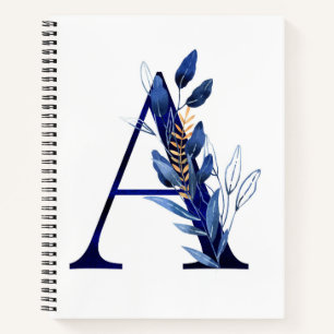 Buchstabe A Notizbuch